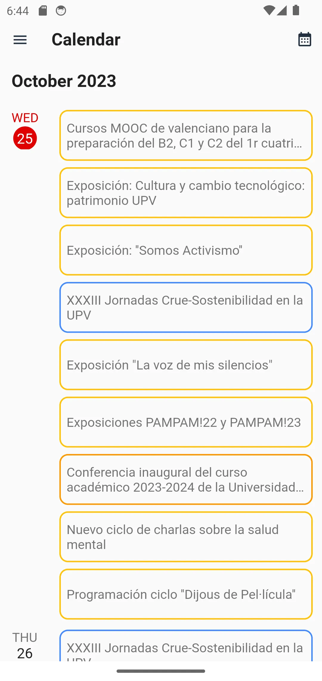 UPV - Politècnica de València | Indus Appstore | Screenshot