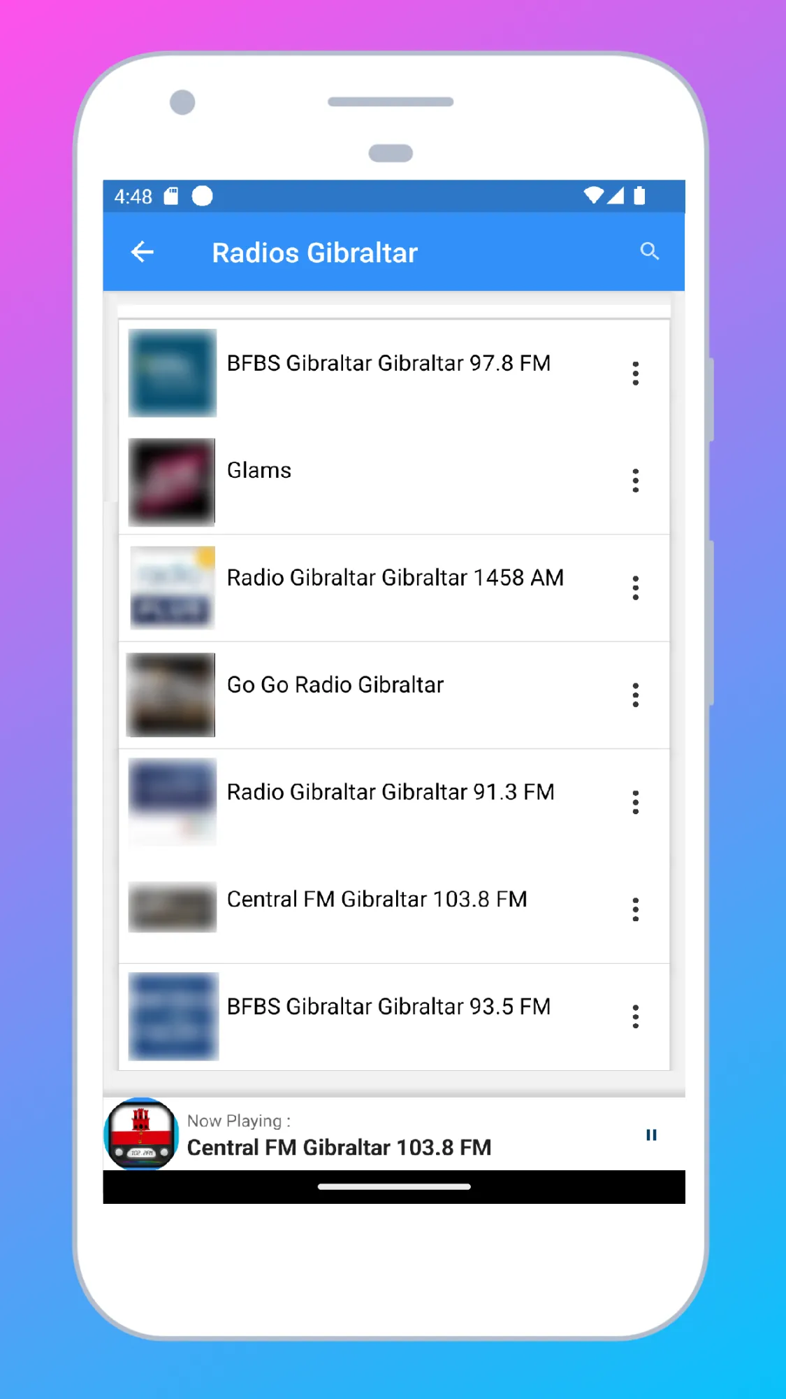 Radio Gibraltar + Radio online | Indus Appstore | Screenshot