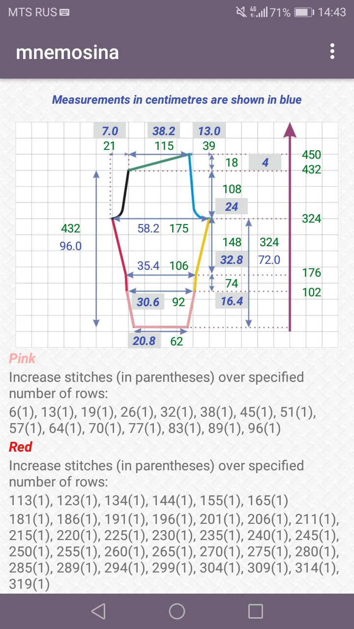 Mnemosina knitting patterns | Indus Appstore | Screenshot