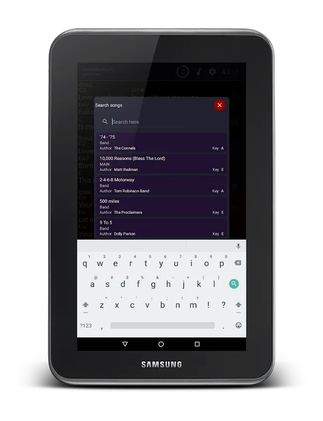 OpenSongApp - Songbook | Indus Appstore | Screenshot