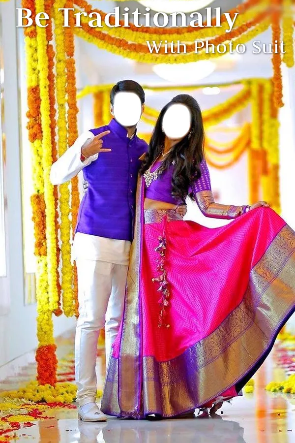 Couple Traditional Photo Suits | Indus Appstore | Screenshot