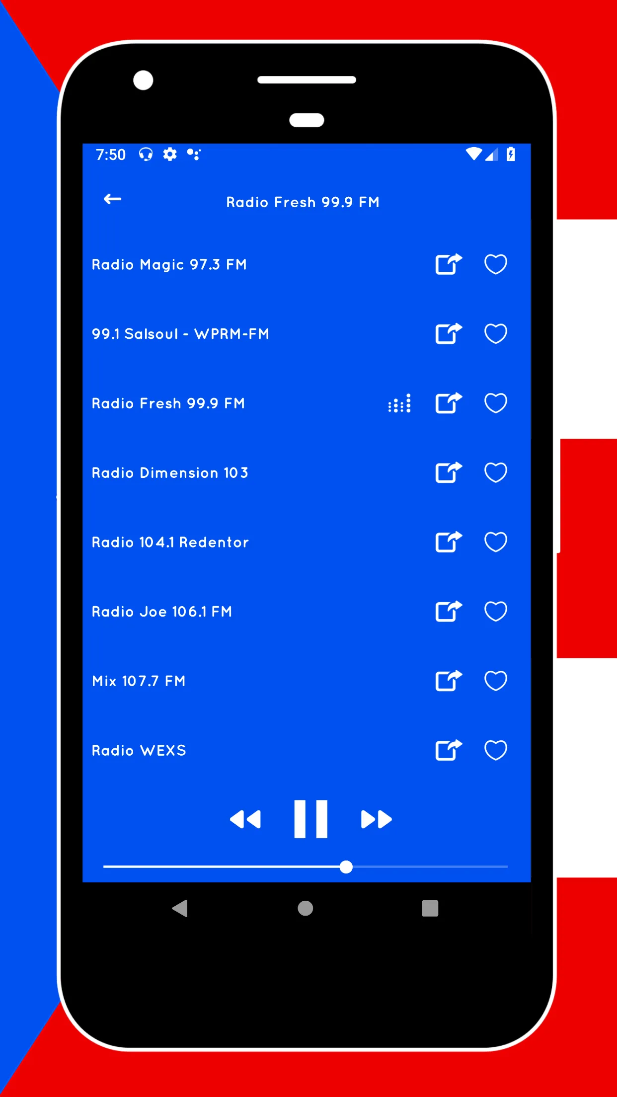 Puerto Rico Radio FM & AM App | Indus Appstore | Screenshot