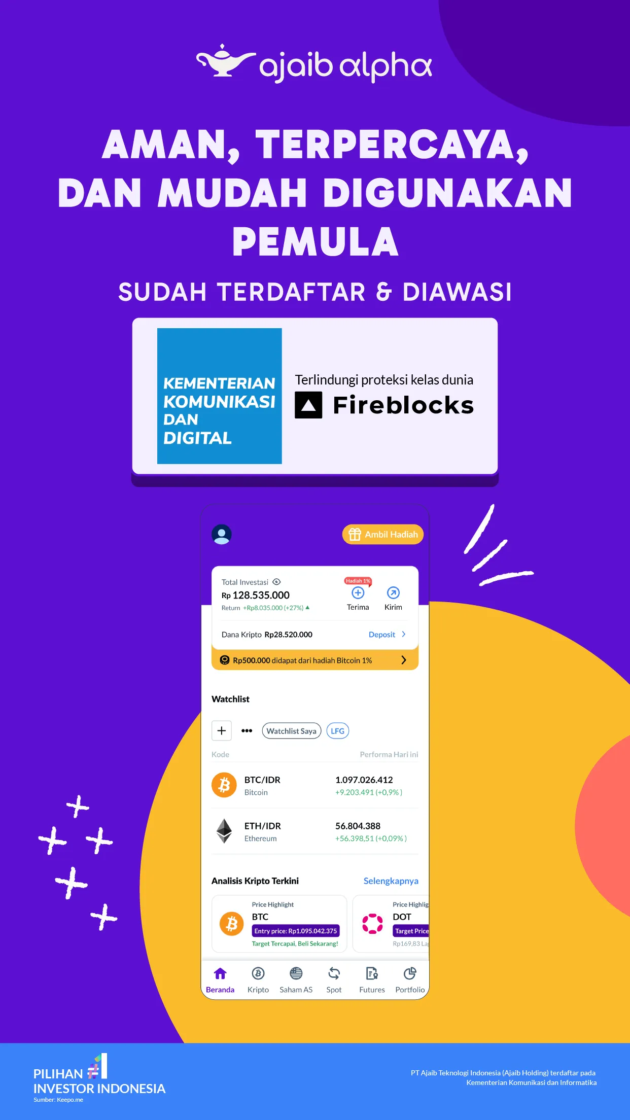 Ajaib Alpha: Crypto & US Stock | Indus Appstore | Screenshot