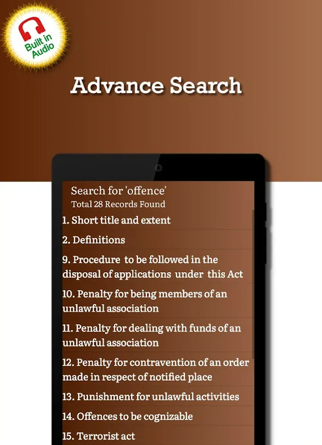 Unlawful Activities Prevention | Indus Appstore | Screenshot