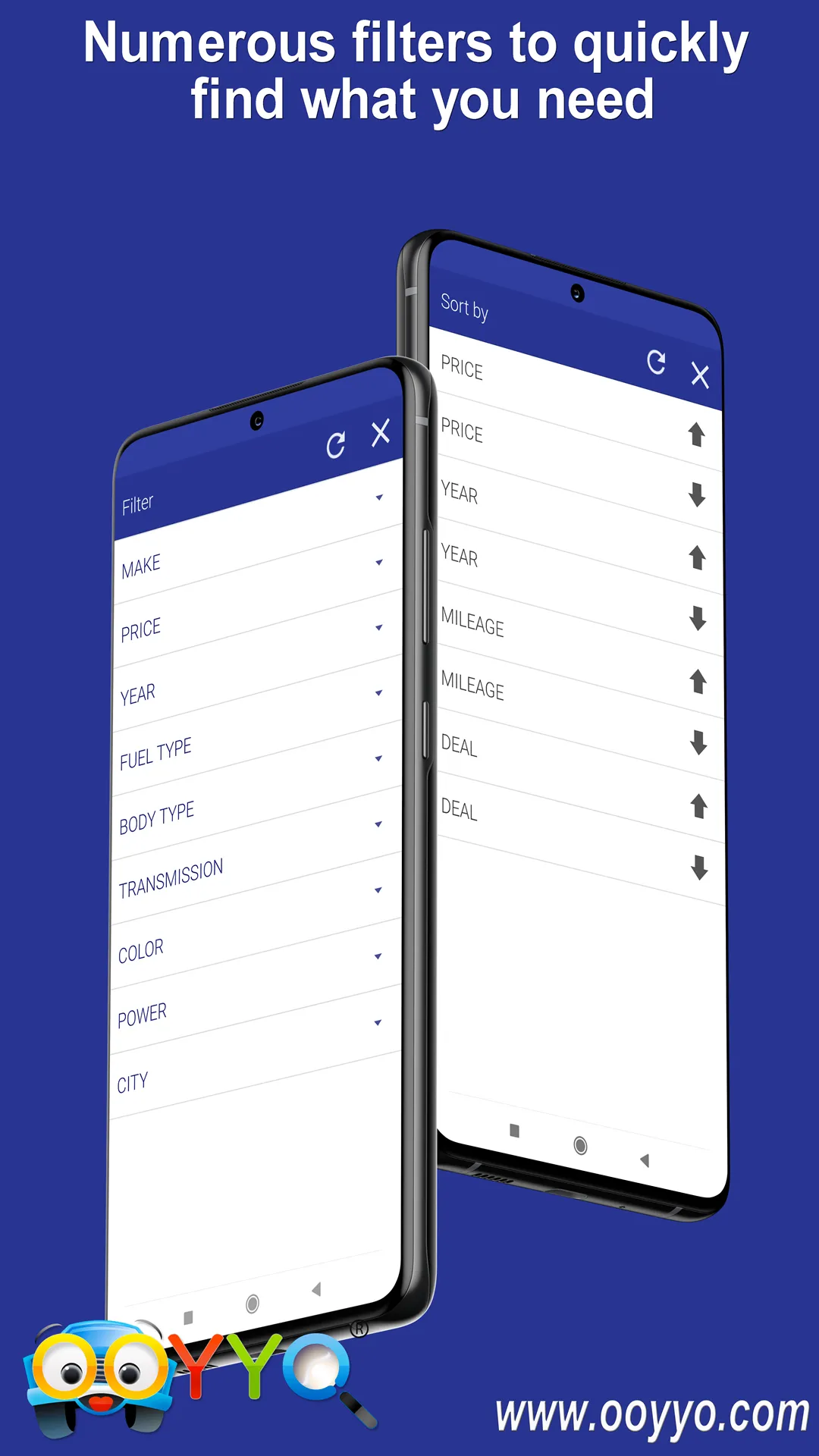 Car comparison engine – OOYYO | Indus Appstore | Screenshot