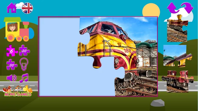 Train puzzles | Indus Appstore | Screenshot