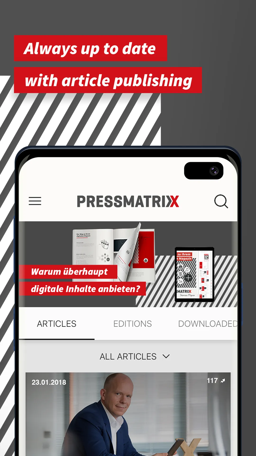 PressMatrix | Indus Appstore | Screenshot