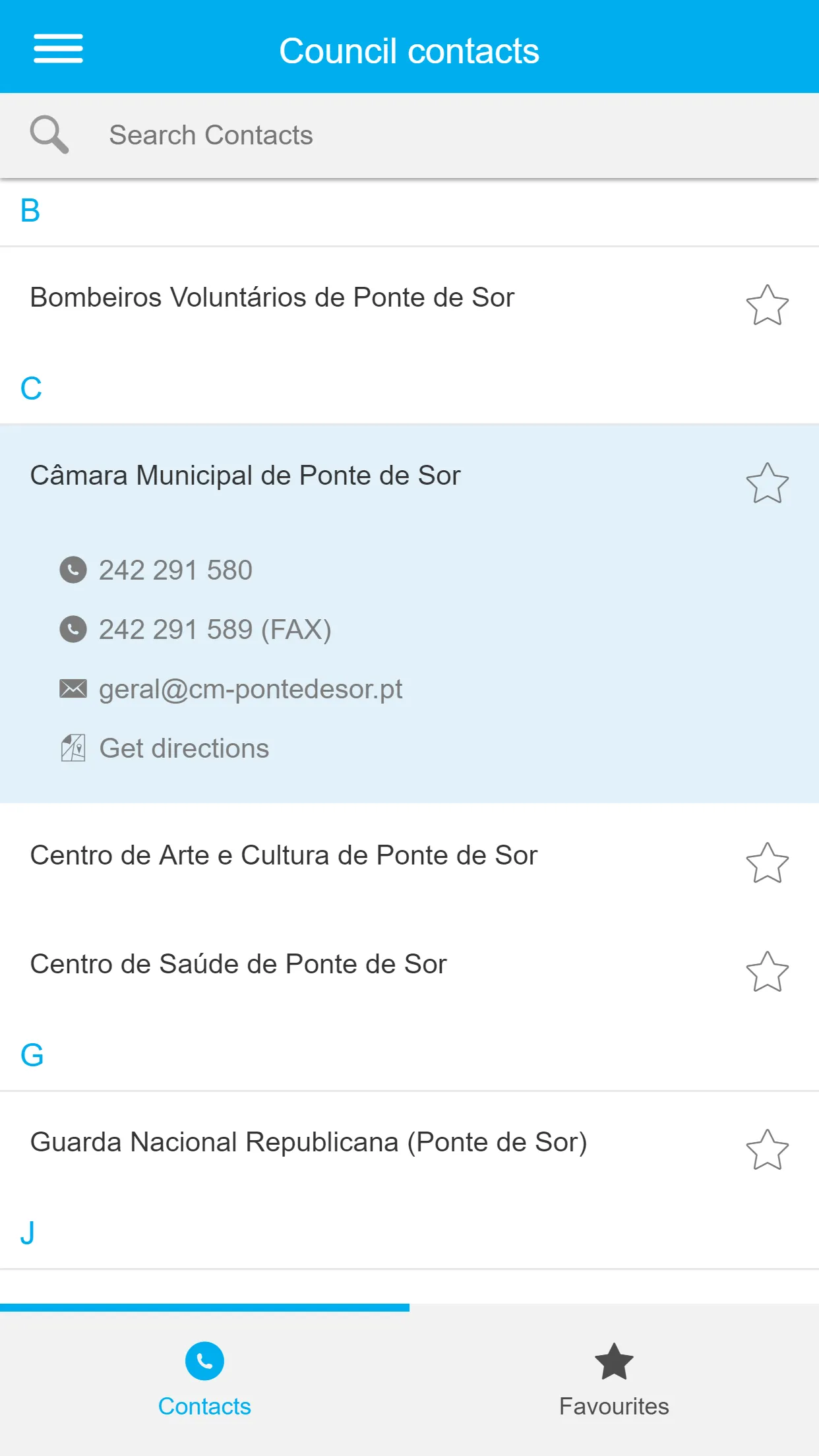 Município de Ponte de Sor | Indus Appstore | Screenshot