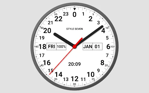 Analog Clock 24-7 | Indus Appstore | Screenshot