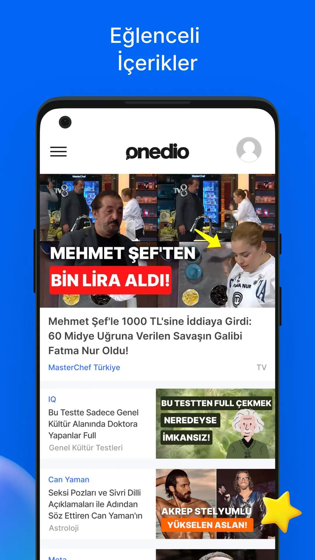 Onedio – Content, News, Test | Indus Appstore | Screenshot