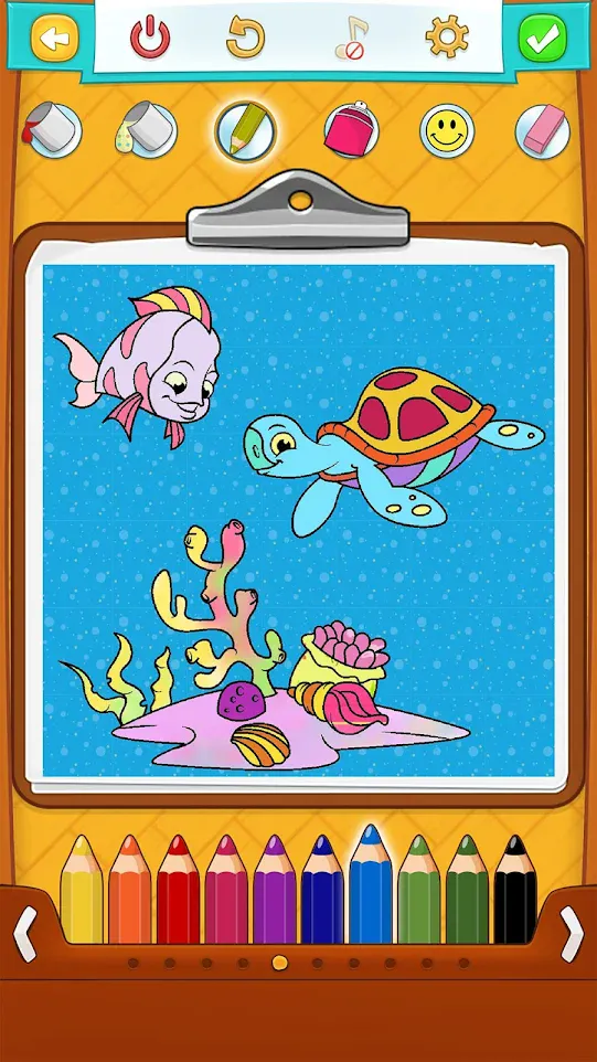 Fish Coloring Pages | Indus Appstore | Screenshot