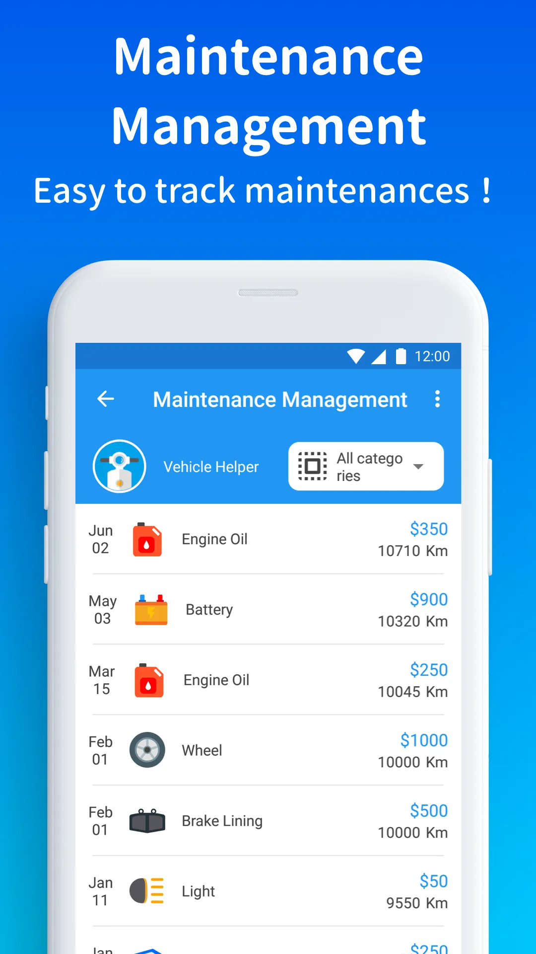 Vehicle Helper - caring ur car | Indus Appstore | Screenshot