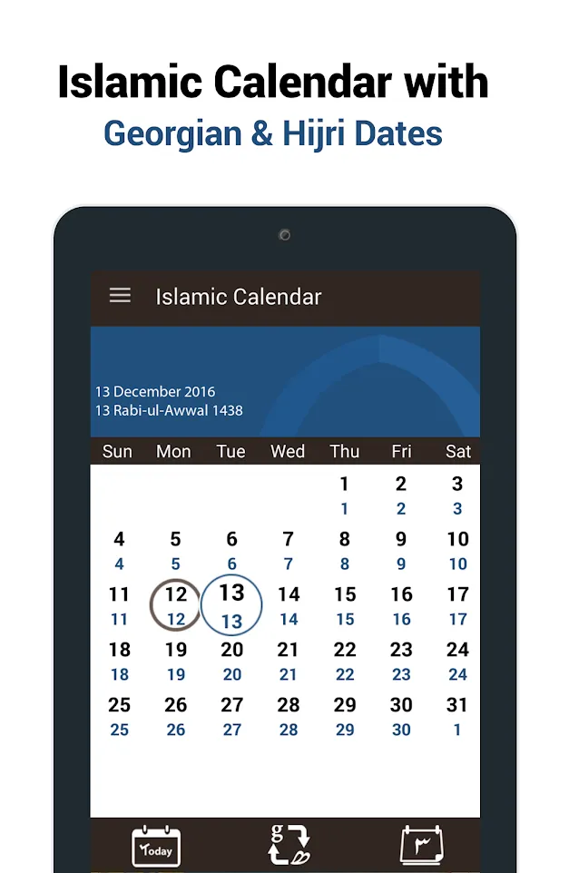 Islamic Hijri Calendar 2020 | Indus Appstore | Screenshot