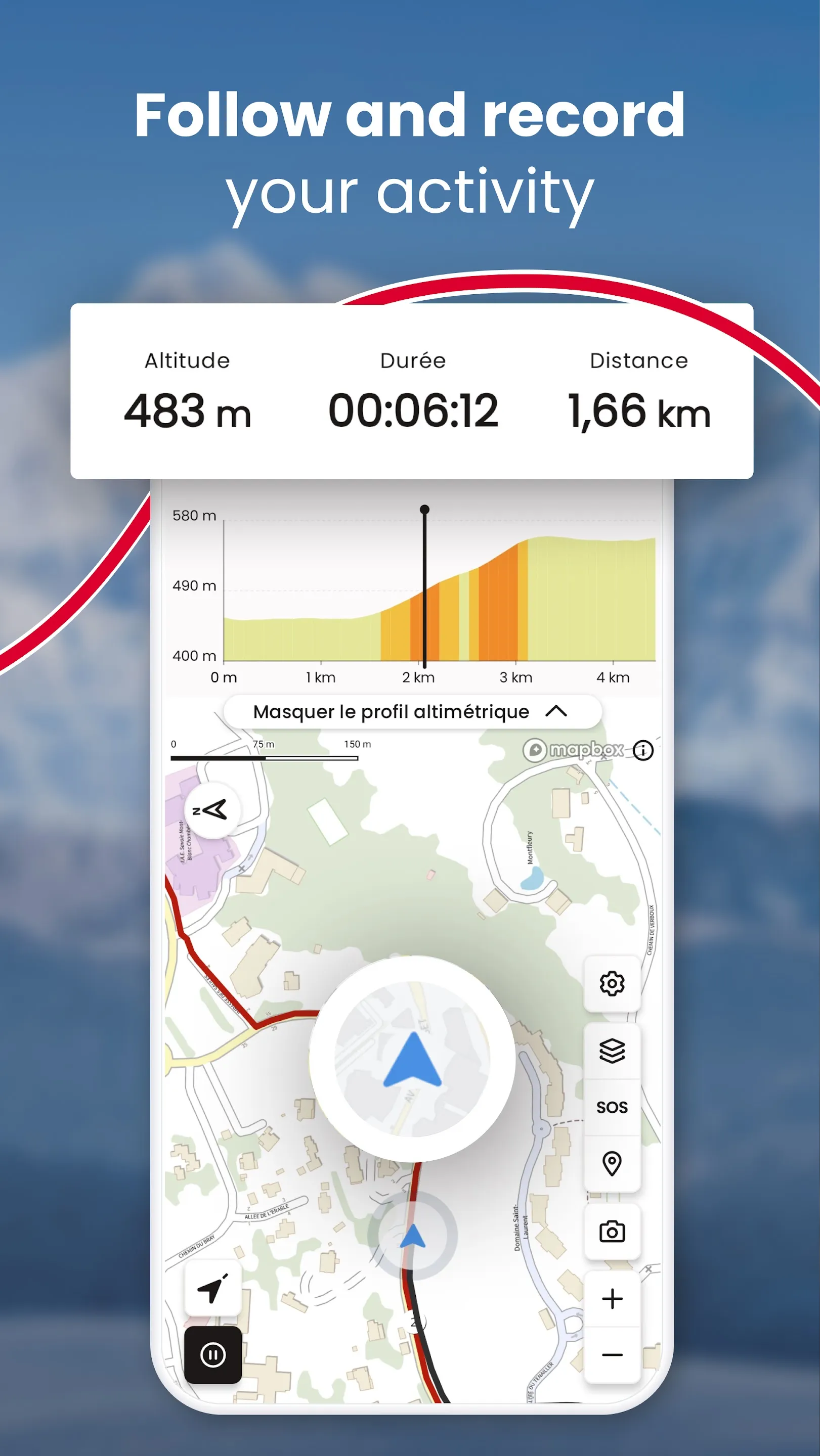 OpenRunner : bike & hike maps | Indus Appstore | Screenshot