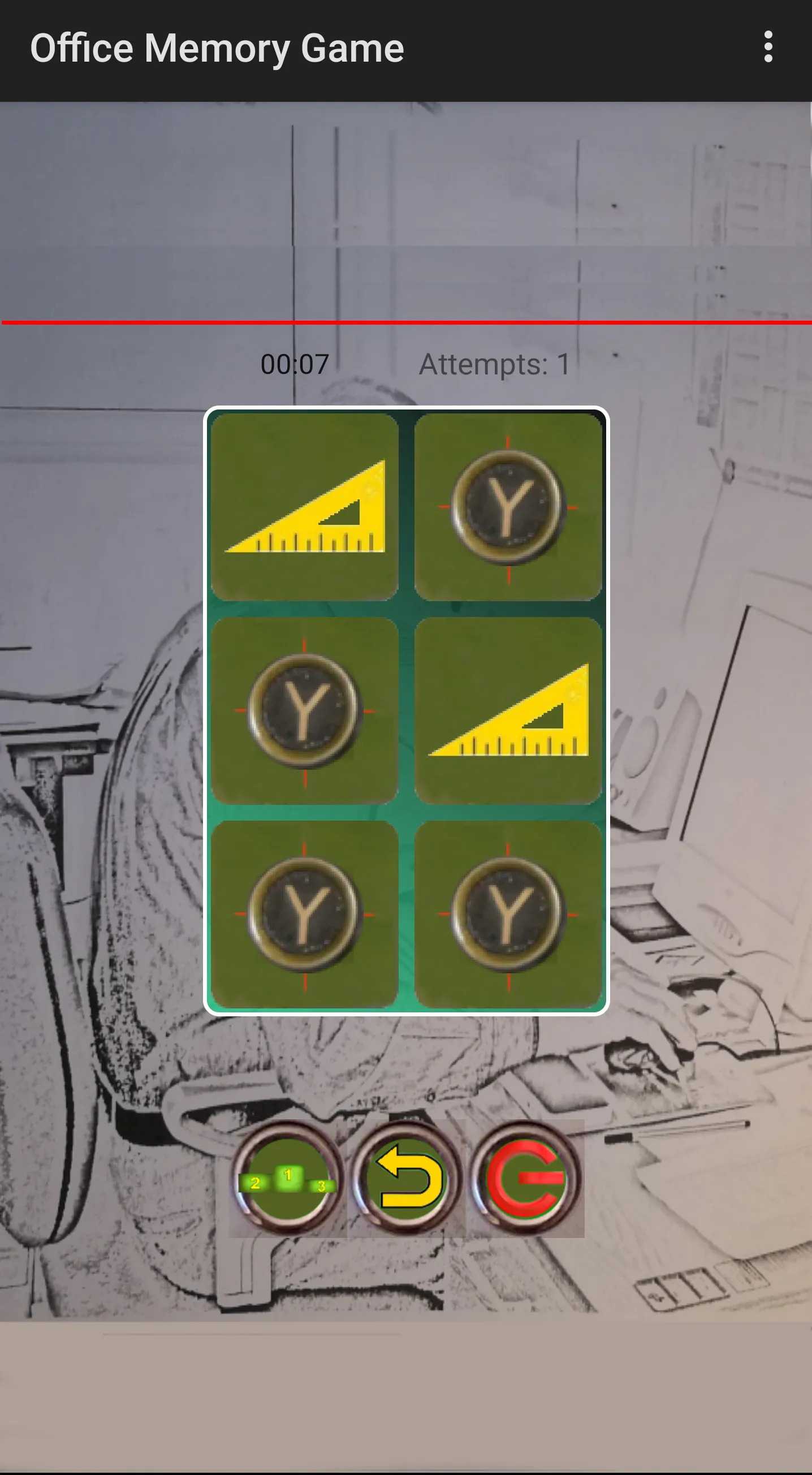 Office memory training game | Indus Appstore | Screenshot