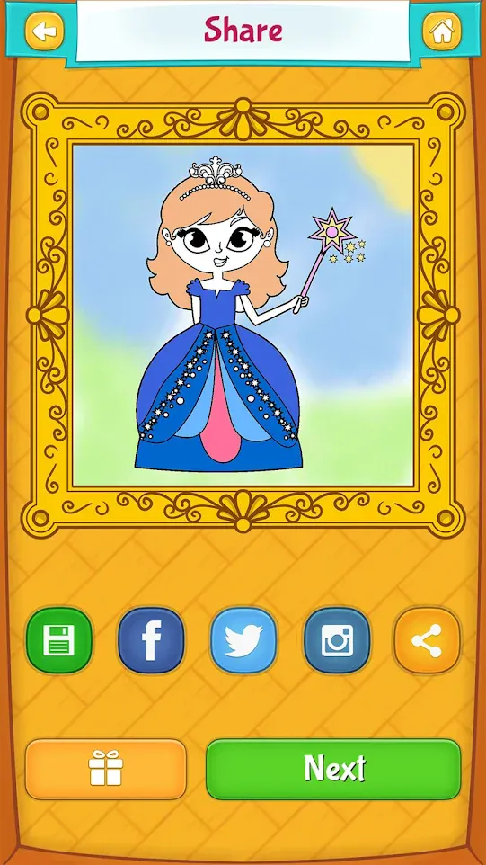 Princess Coloring Pages | Indus Appstore | Screenshot