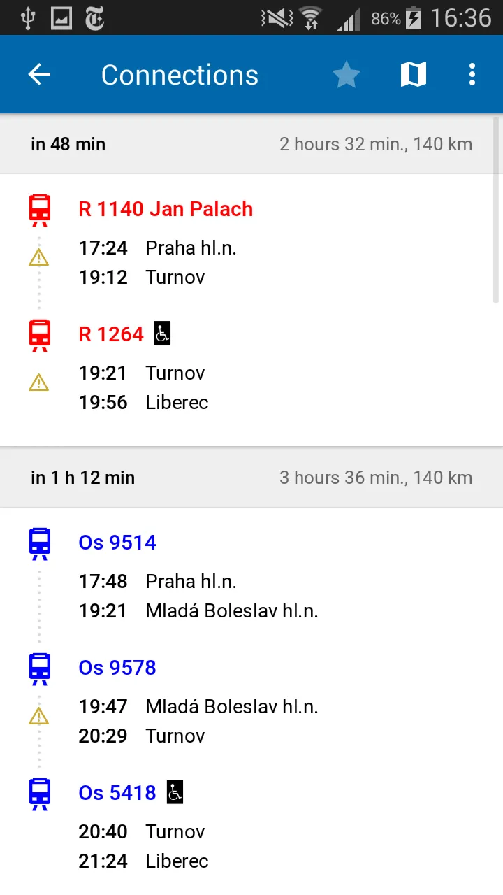 Czech Public Transport IDOS | Indus Appstore | Screenshot