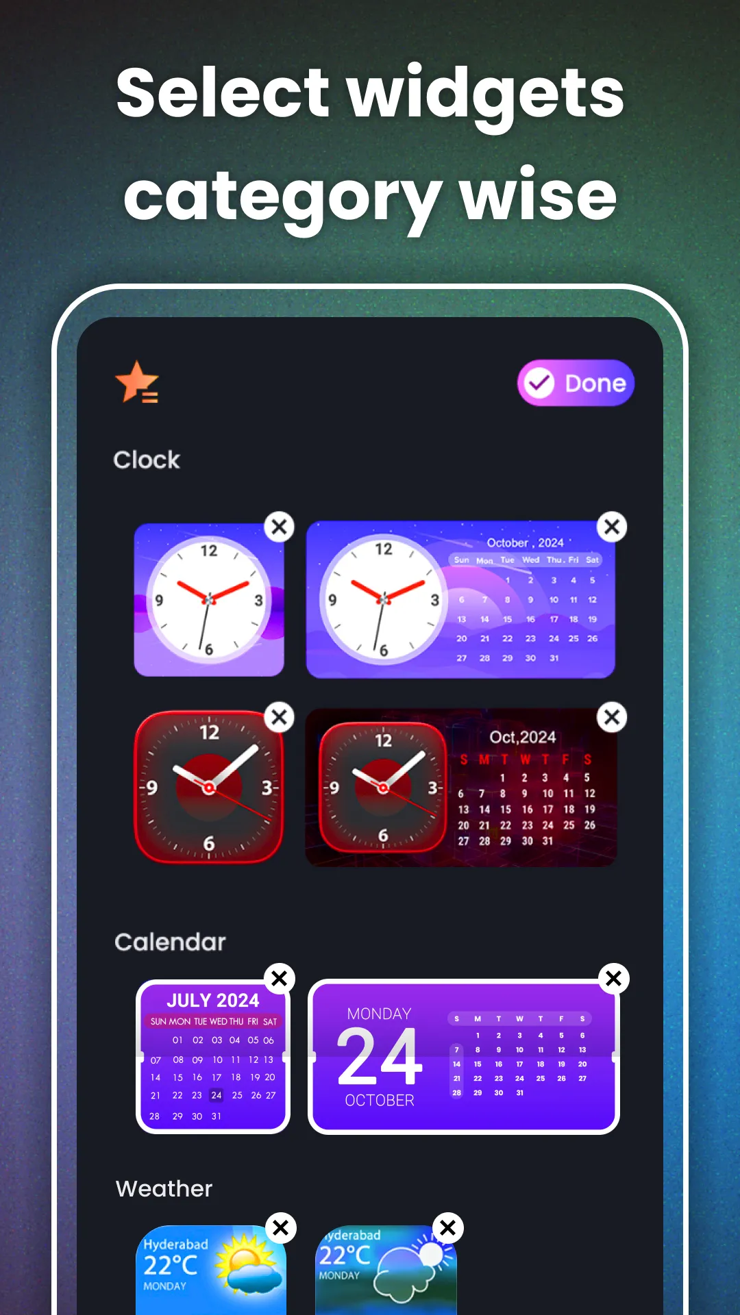 Fine Color Widgets | Indus Appstore | Screenshot