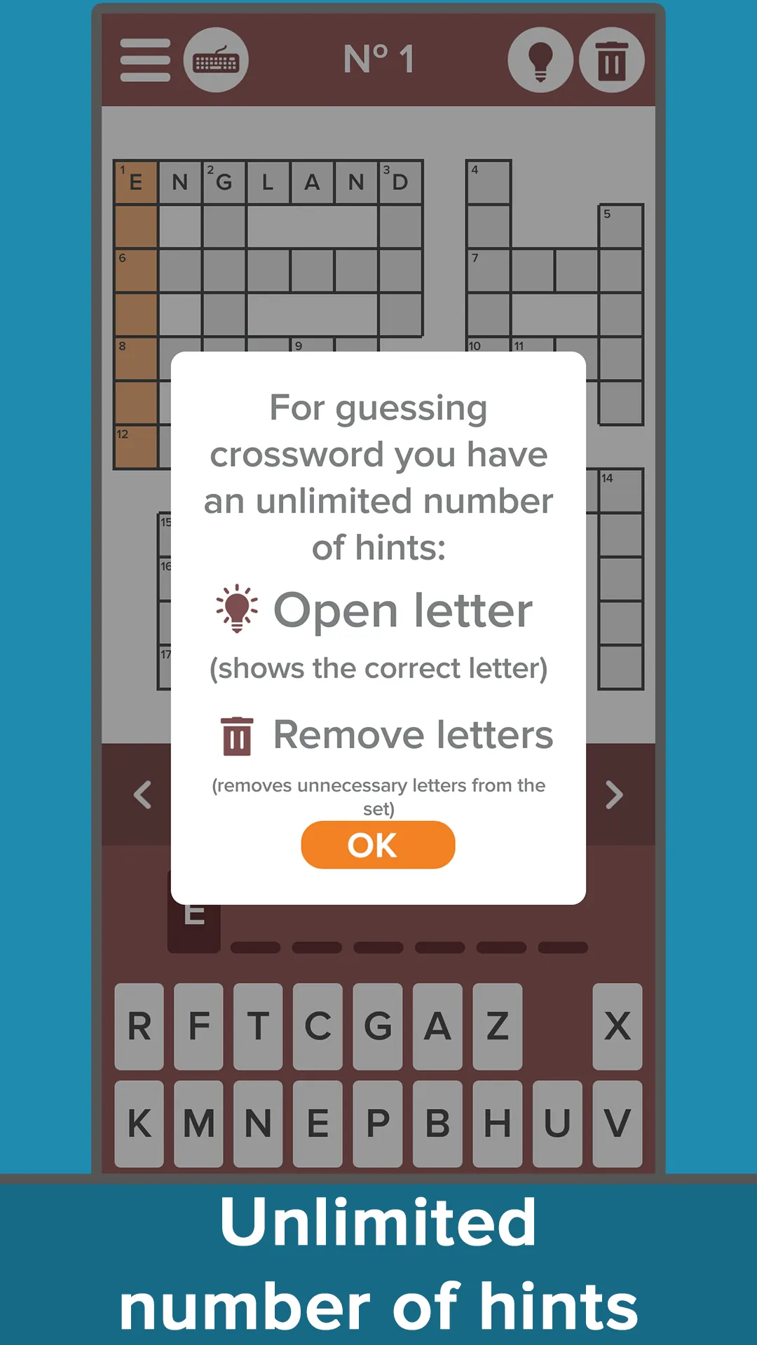 Crossword: Puzzle collection | Indus Appstore | Screenshot