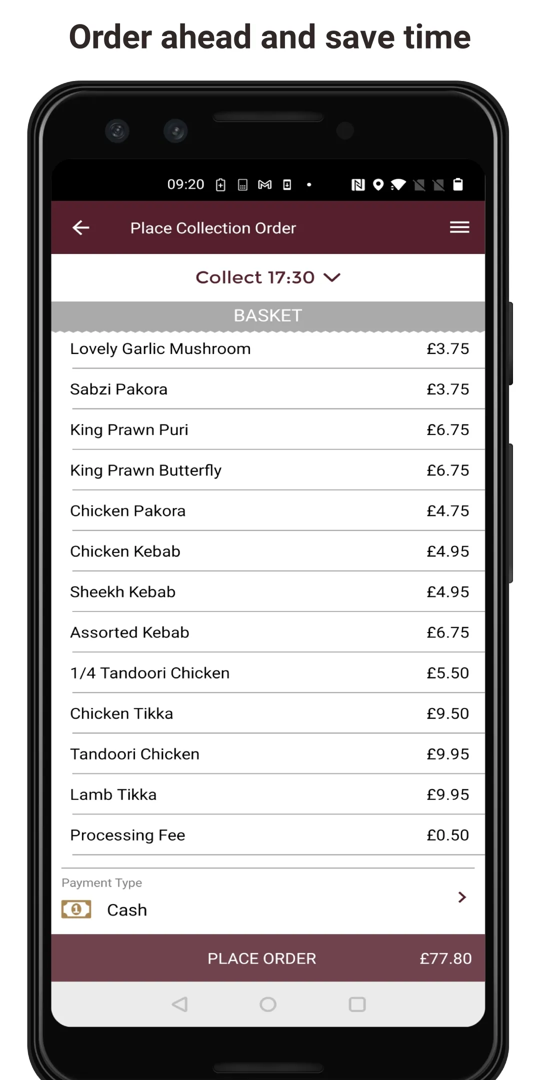 Zest Indian Restaurant Edinbur | Indus Appstore | Screenshot