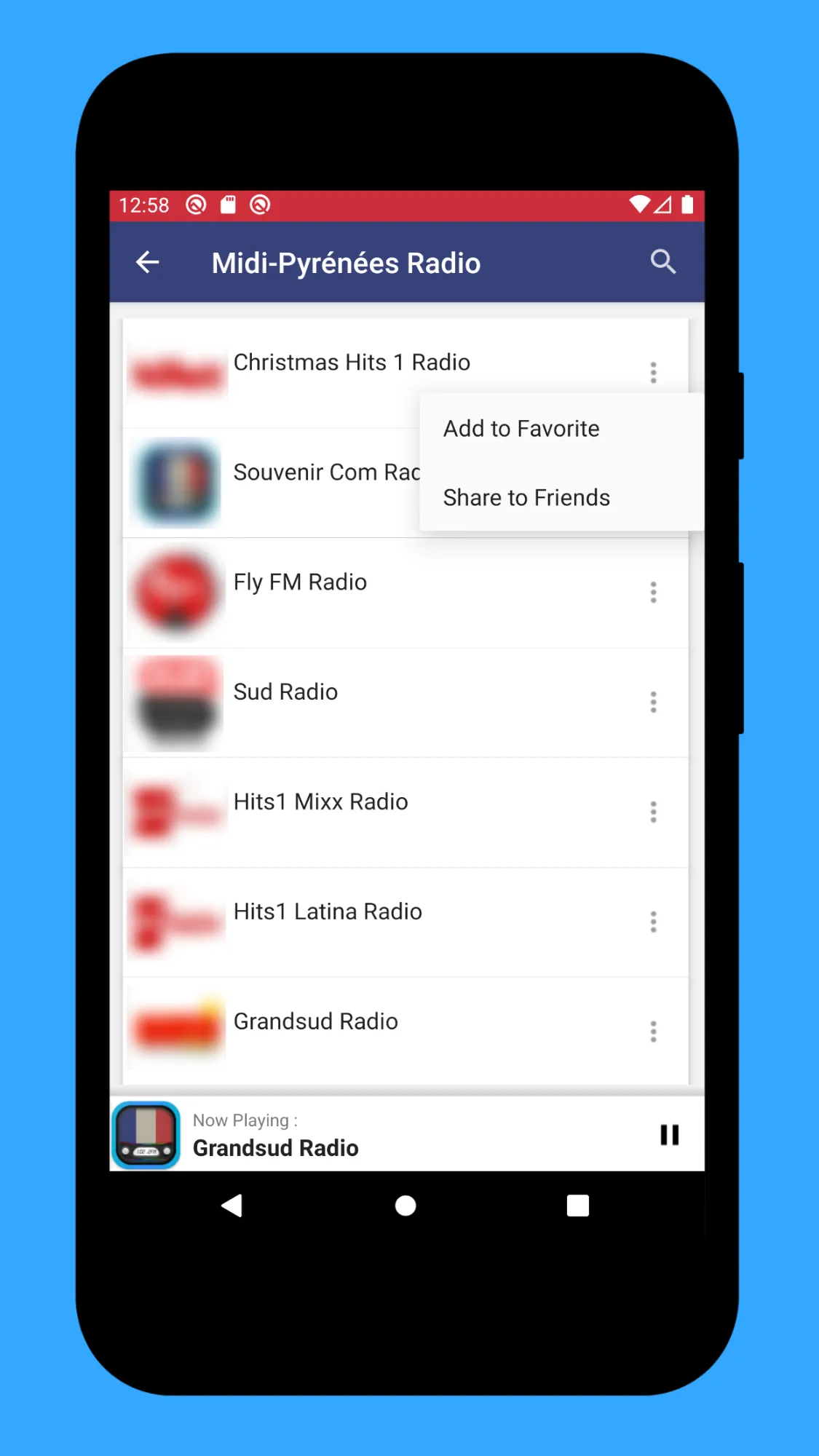 Radios France: Radio France FM | Indus Appstore | Screenshot