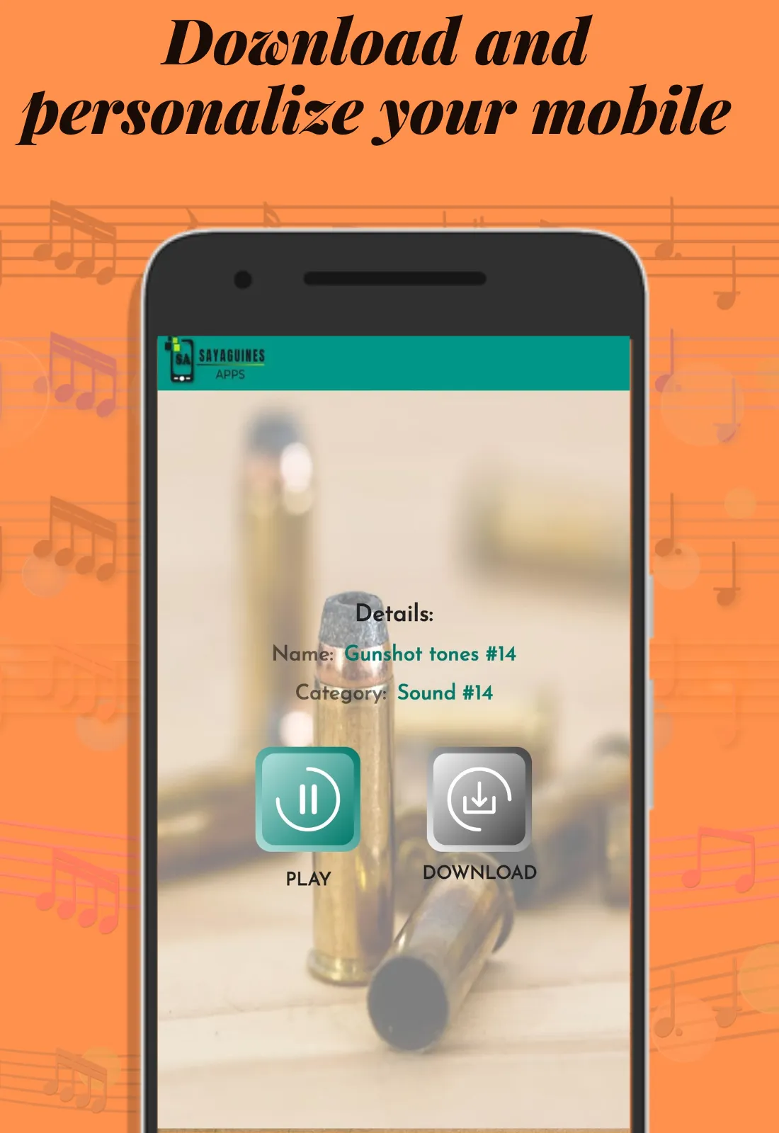 Sounds of bullets and gunshots | Indus Appstore | Screenshot