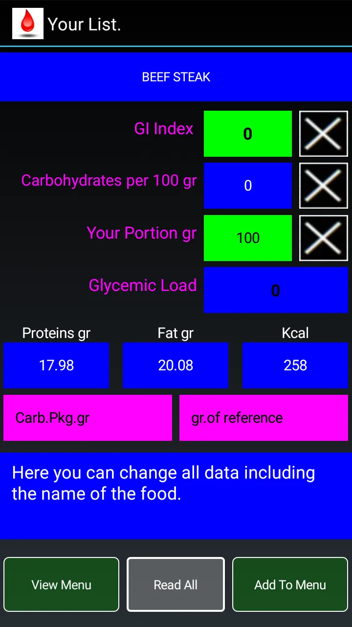 GI and glycemic load Lite | Indus Appstore | Screenshot