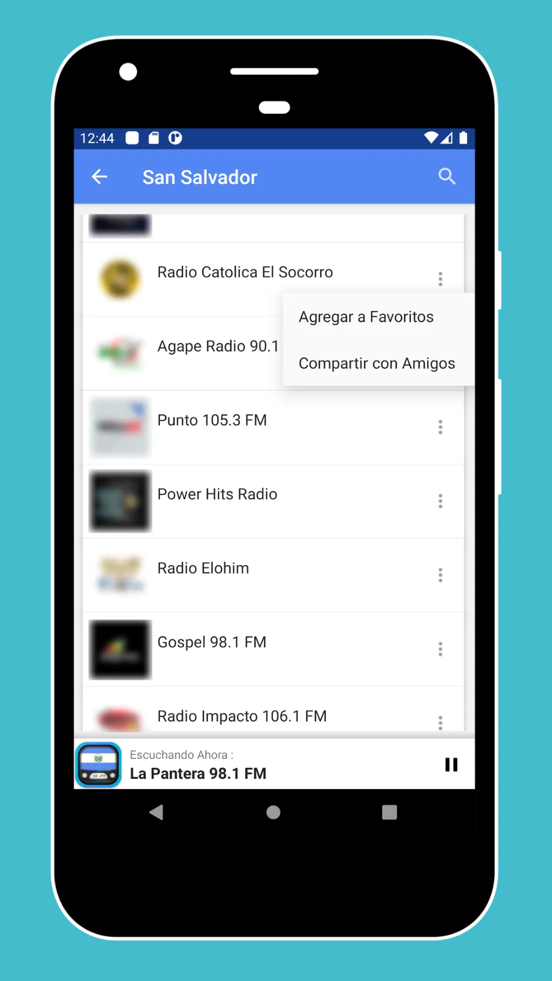 Radio El Salvador + Radio FM | Indus Appstore | Screenshot