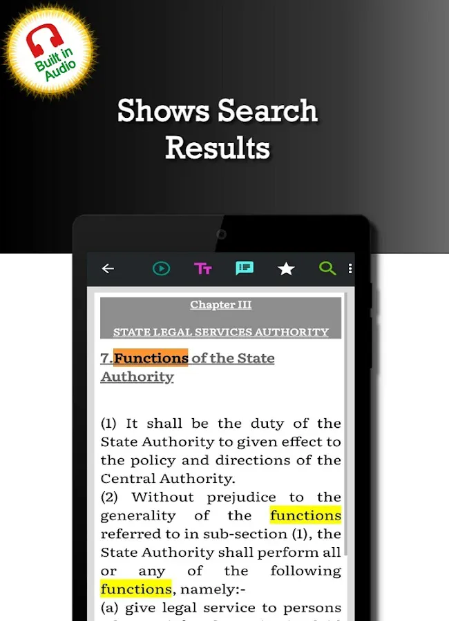 Legal Services Authorities Act 1987 | Indus Appstore | Screenshot