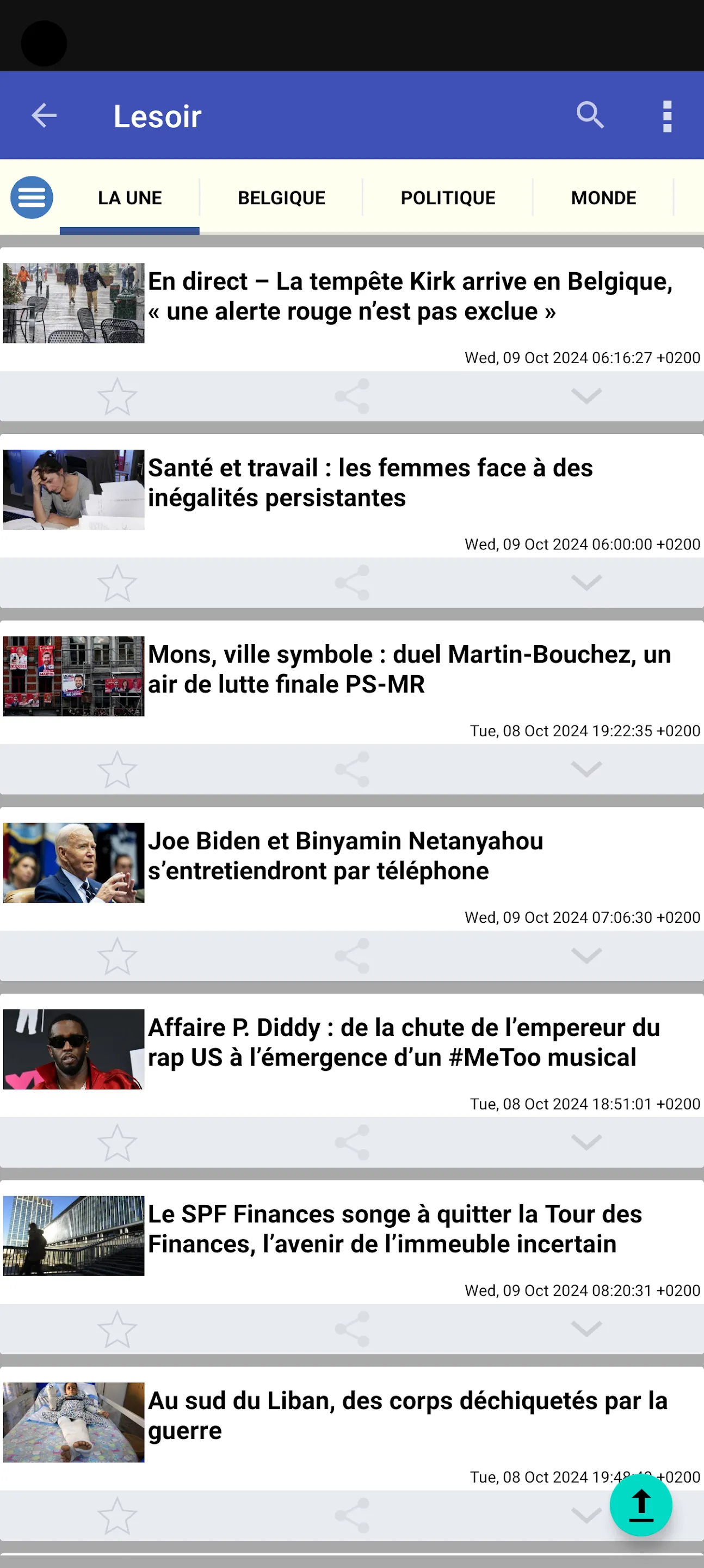 Belgium News | Indus Appstore | Screenshot