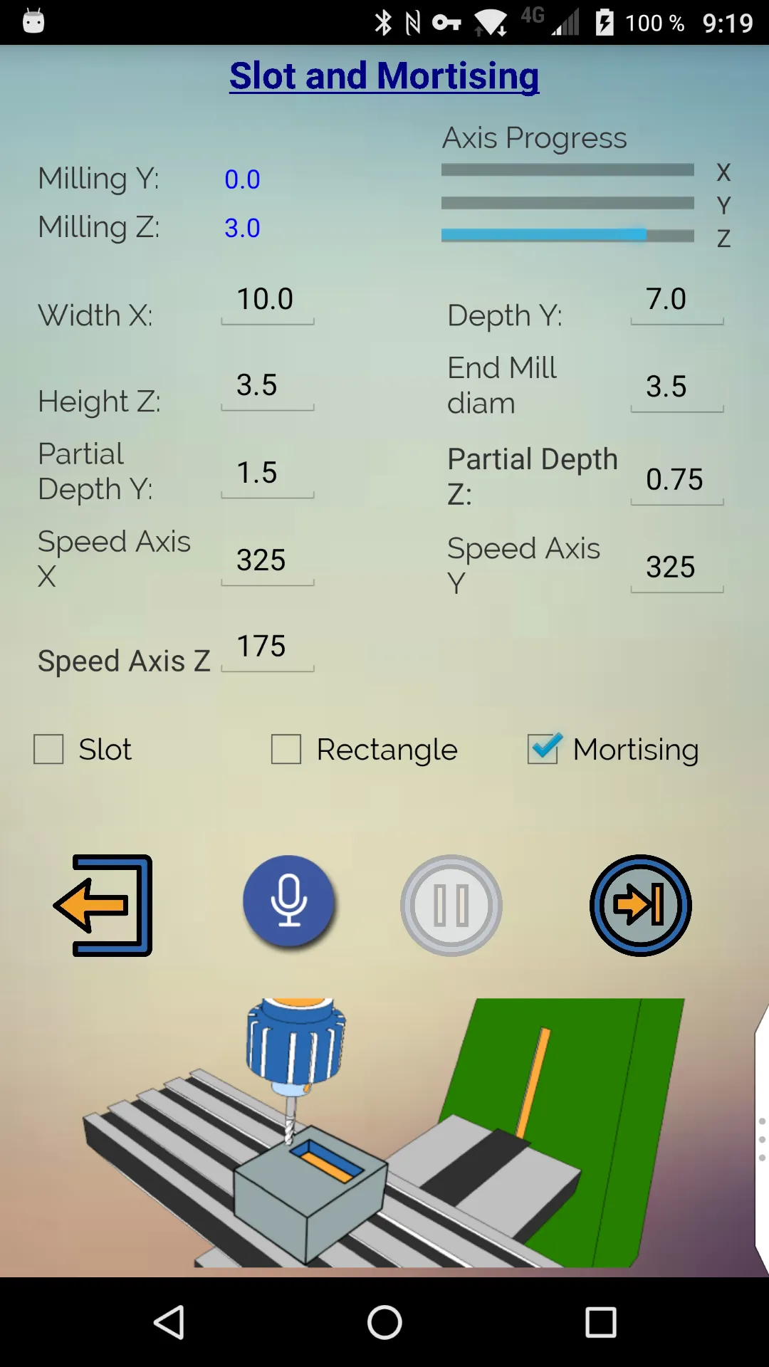 4-Axis Control System | Indus Appstore | Screenshot