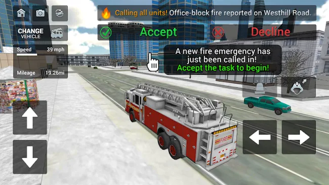 Fire Truck Rescue Simulator | Indus Appstore | Screenshot