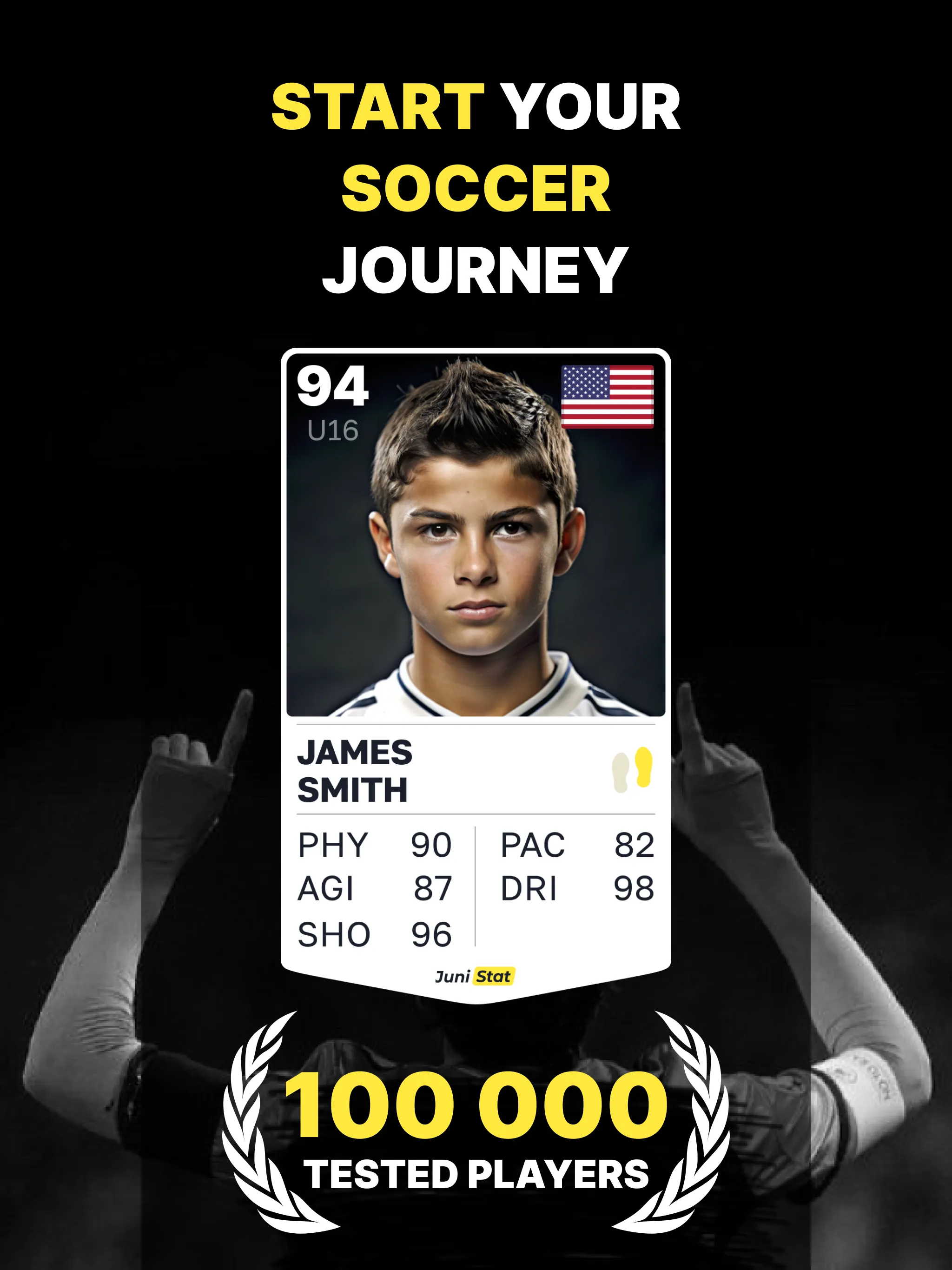 JuniStat - Smart Soccer Tests | Indus Appstore | Screenshot