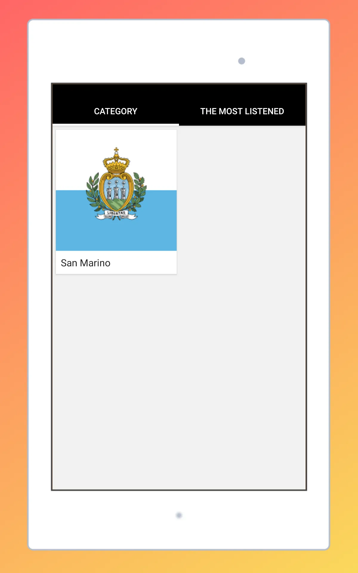 Radio San Marino: Radio Online | Indus Appstore | Screenshot