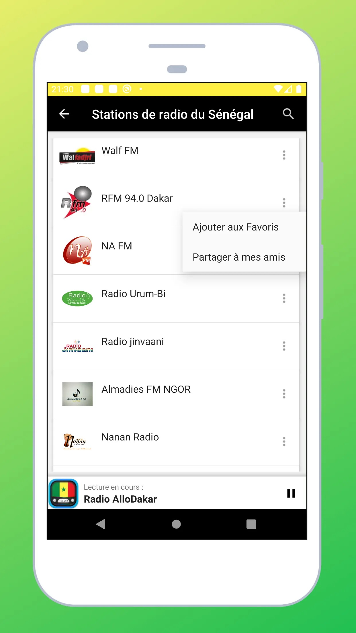 Radio Senegal + Radio FM & AM | Indus Appstore | Screenshot