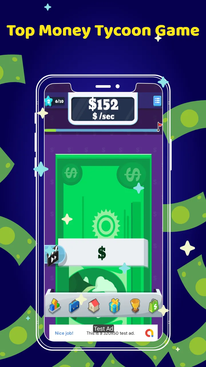 Money Clicker Game -Money Rain | Indus Appstore | Screenshot