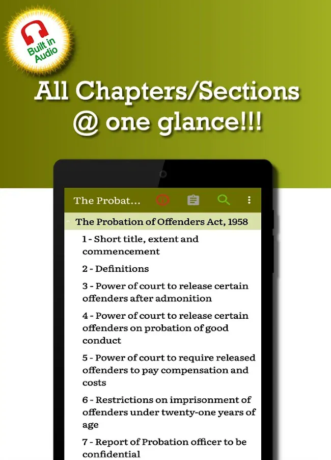 Probation of Offender Act 1958 | Indus Appstore | Screenshot