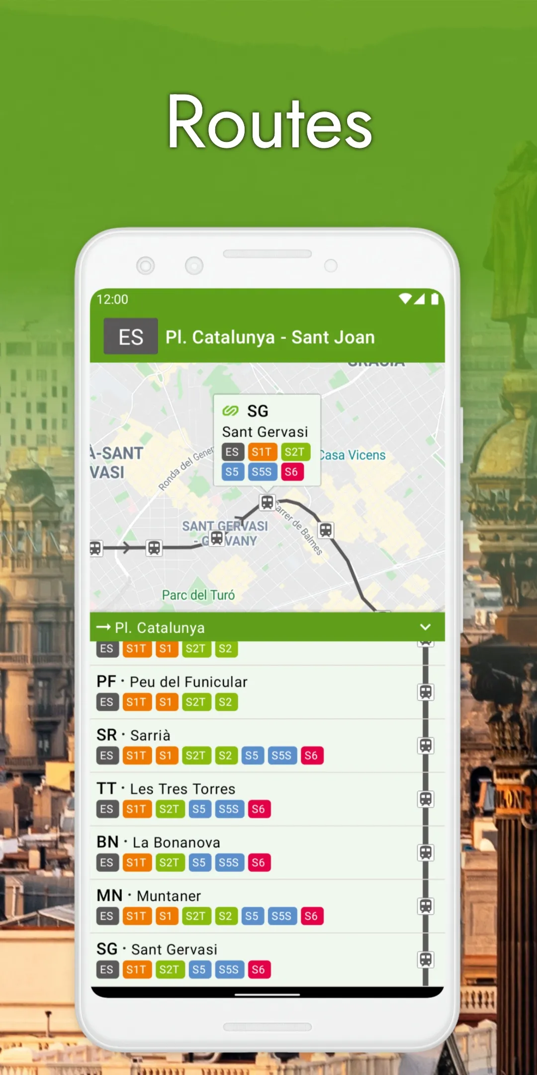 Barcelona Tram Metro Bus | Indus Appstore | Screenshot