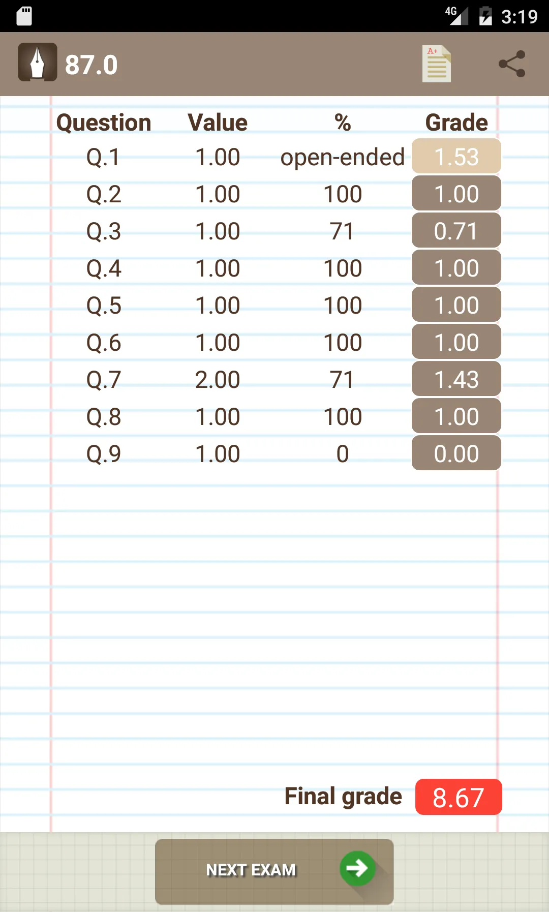 Gradepen | Indus Appstore | Screenshot