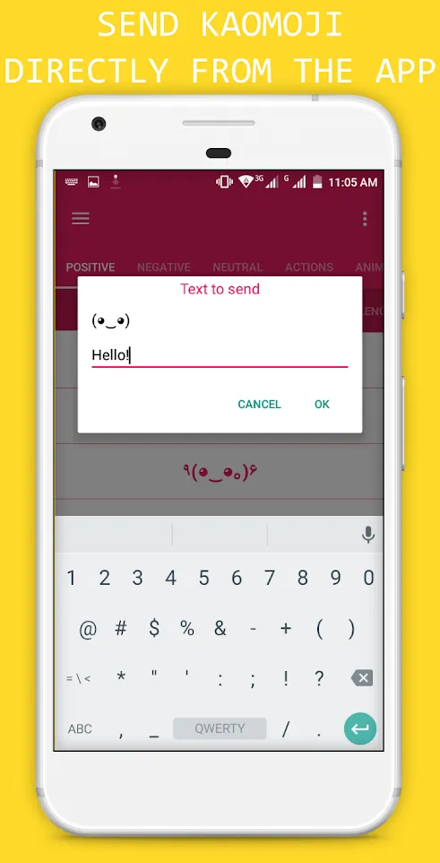 Kaomoji - Japanese Emoticons | Indus Appstore | Screenshot
