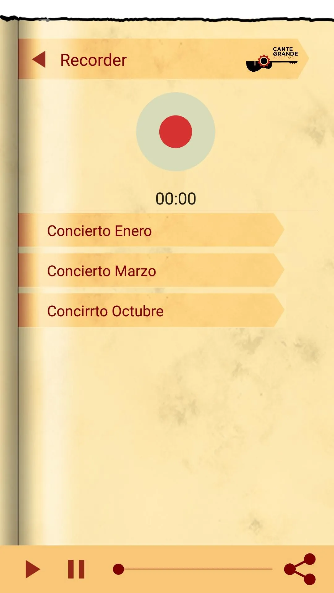 Flamenco Cante Grande | Indus Appstore | Screenshot