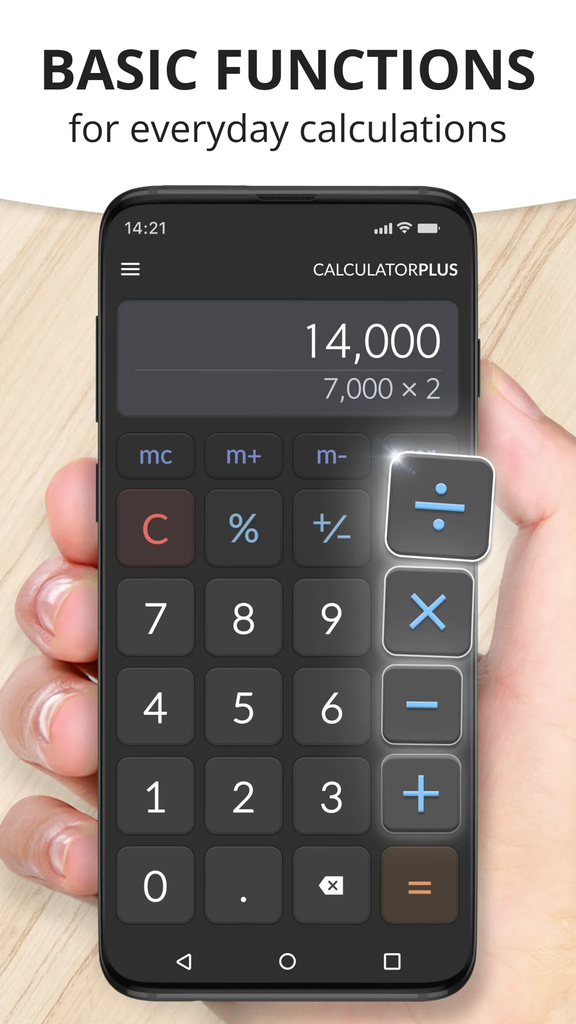 Calculator Plus with History | Indus Appstore | Screenshot