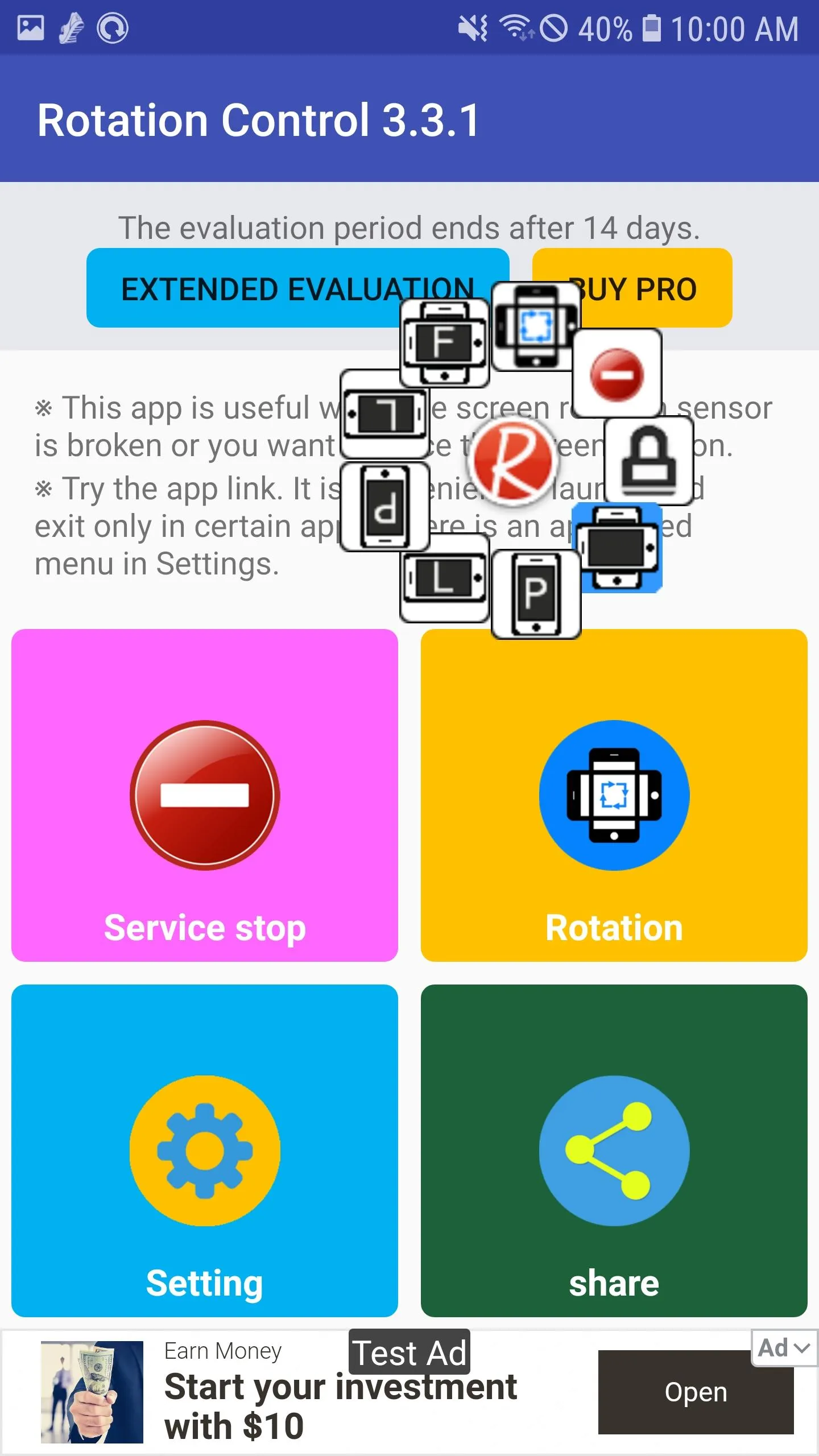 Screen rotation control | Indus Appstore | Screenshot