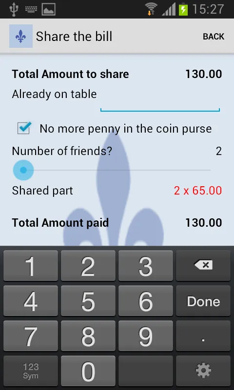 Tip, Taxes & Share | Indus Appstore | Screenshot