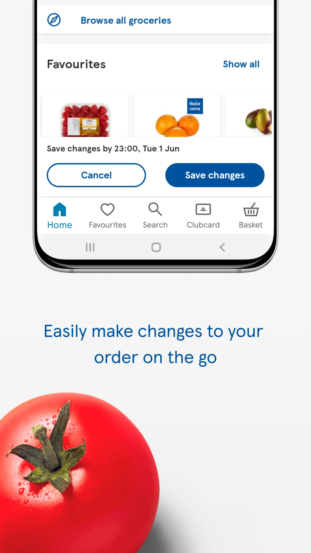 Tesco Online Groceries CZ | Indus Appstore | Screenshot