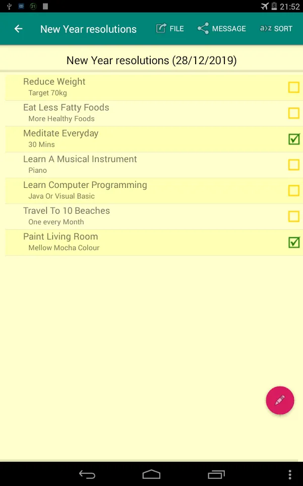 Simple List | Indus Appstore | Screenshot