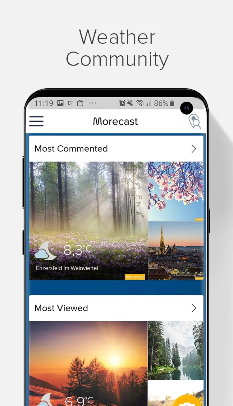 Weather & Radar - Morecast | Indus Appstore | Screenshot