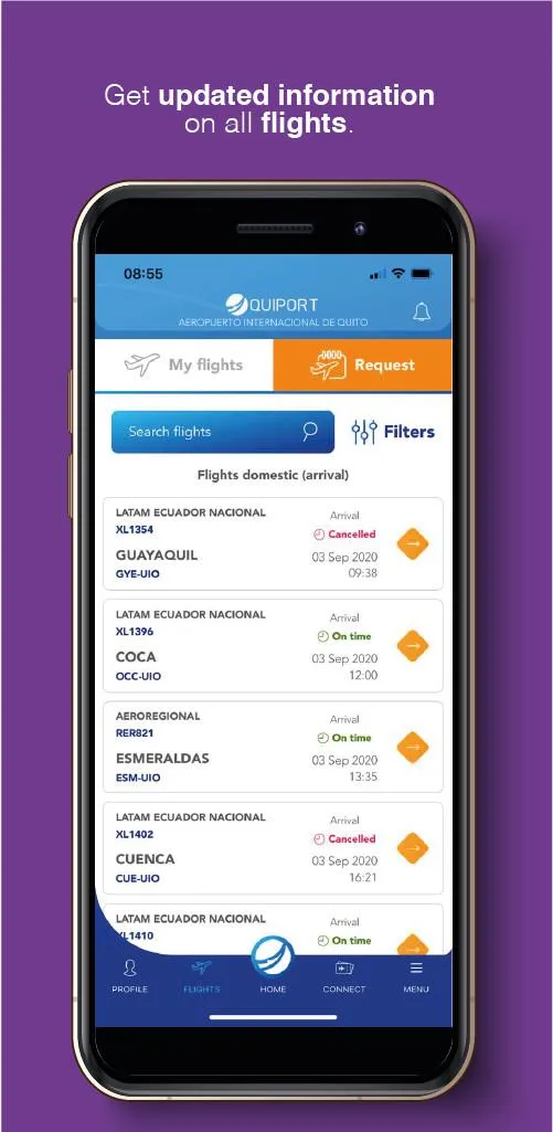 Aeropuerto Quito | Indus Appstore | Screenshot