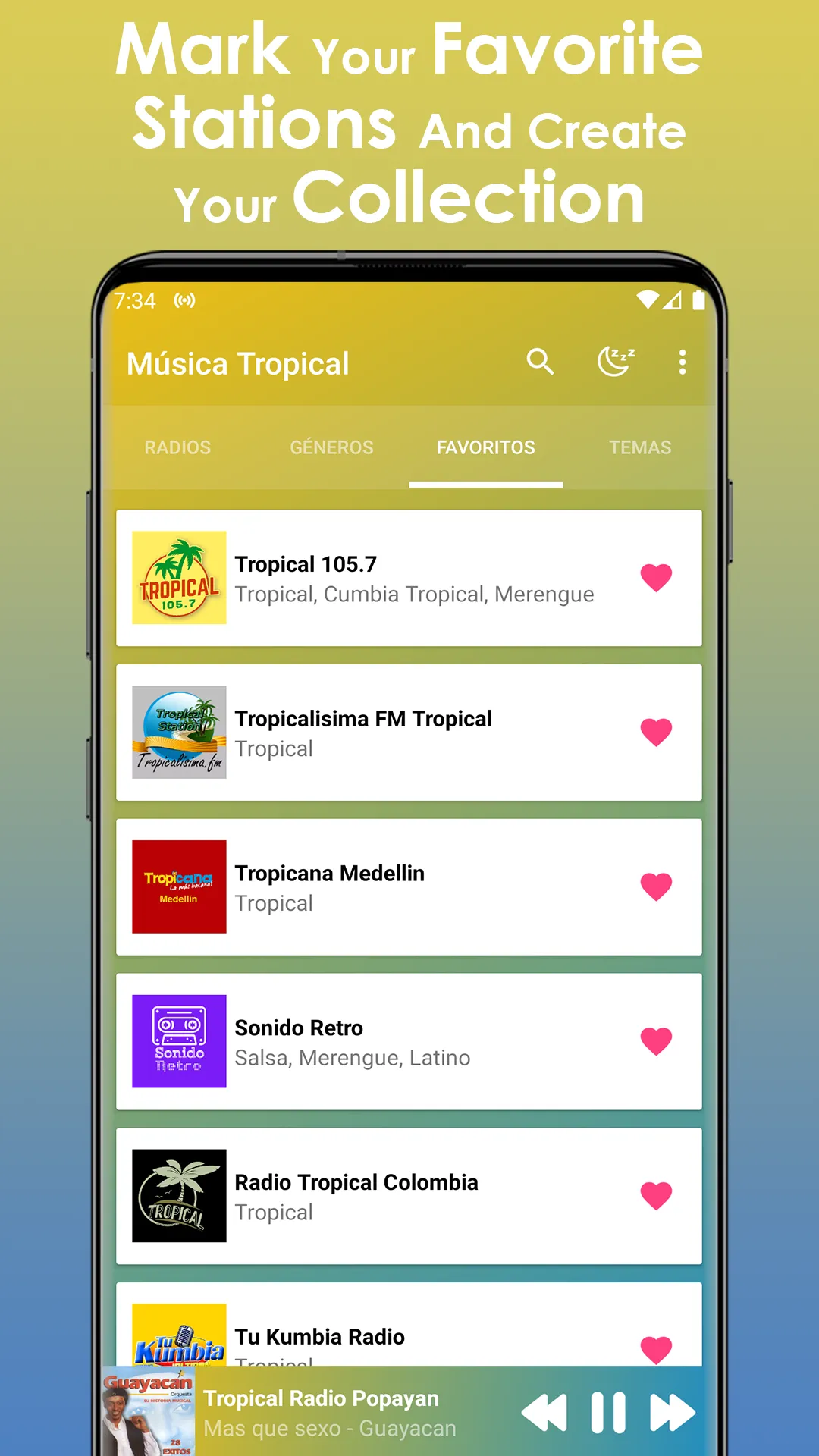 Tropical Music Radios | Indus Appstore | Screenshot