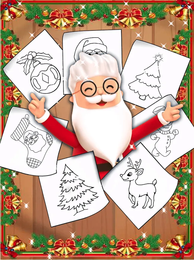 Christmas Coloring Pages | Indus Appstore | Screenshot